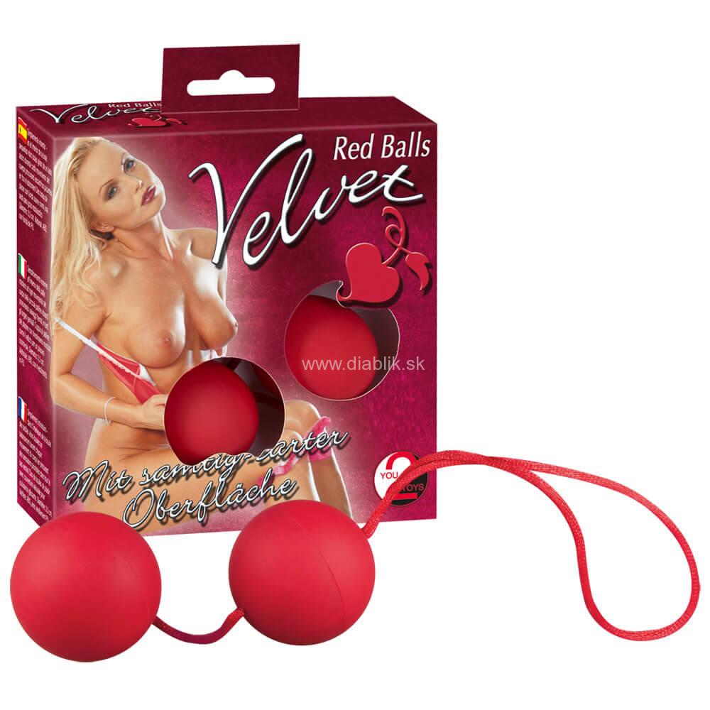 Venušine guličky Velvet Red Balls