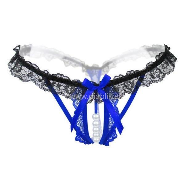 Dráždivé Nohavičky Black-Blue