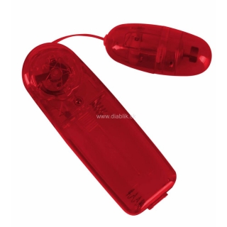 Vibračné vajíčko Bullet in Red